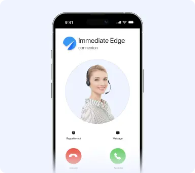 Assistance client via Immediate Edge connexion